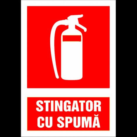 Indicator pentru  extinctor cu spuma